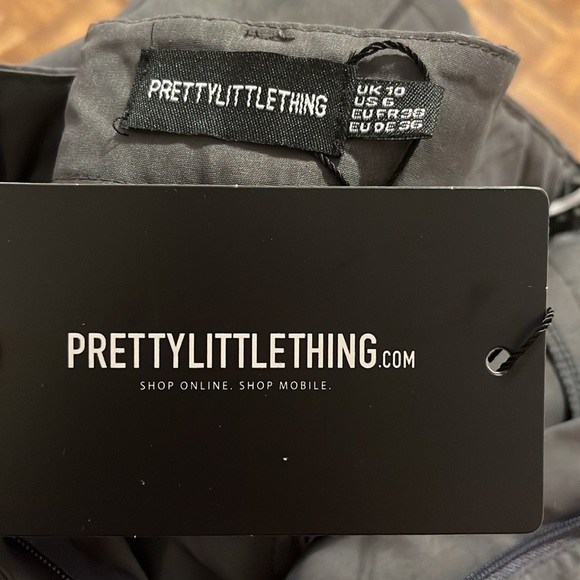 NWT - Charcoal Straight Leg Pants - Pretty Little Thing - Picture 6 of 6